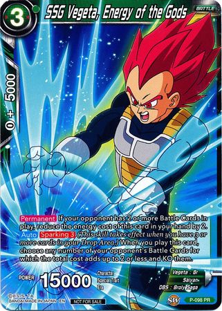 SSG Vegeta, Energy of the Gods (P-098) [Promotion Cards] | Total Play