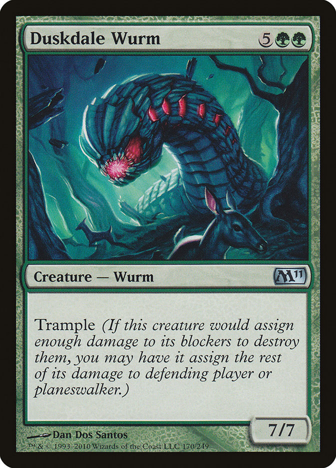 Duskdale Wurm [Magic 2011] | Total Play