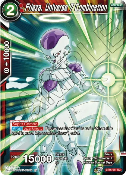 Frieza, Universe 7 Combination (BT16-011) [Realm of the Gods] | Total Play