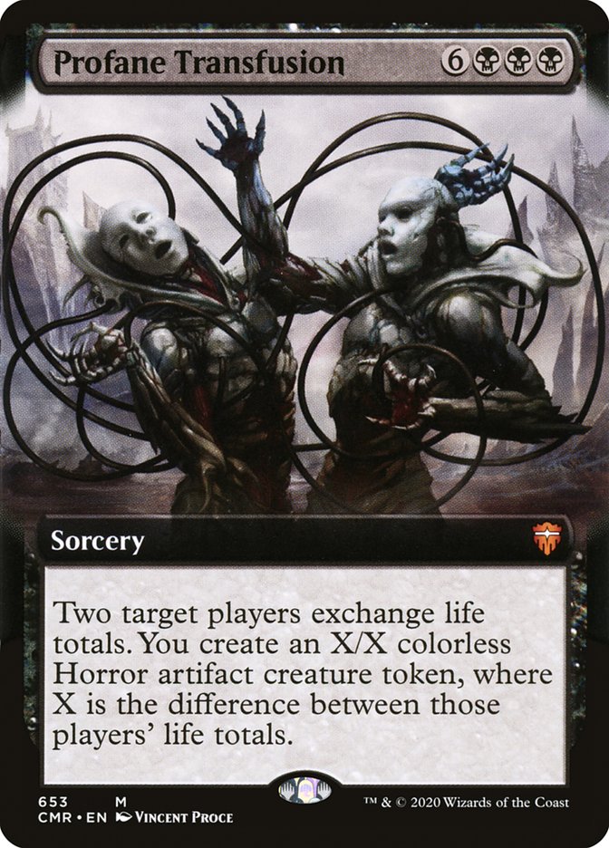 Profane Transfusion (Extended Art) [Commander Legends] | Total Play