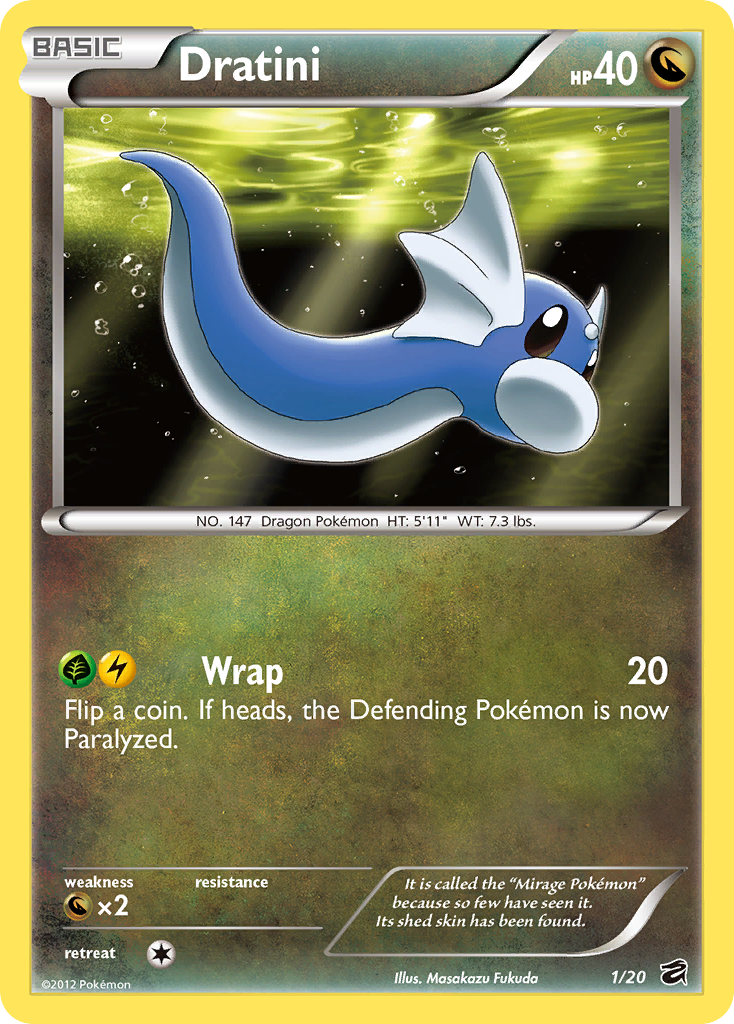 Dratini (1/20) [Black & White: Dragon Vault] | Total Play