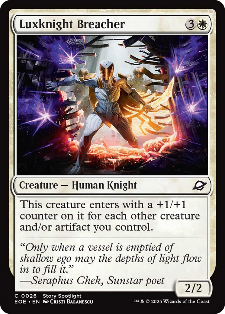 Luxknight Breacher [Edge of Eternities] | Total Play