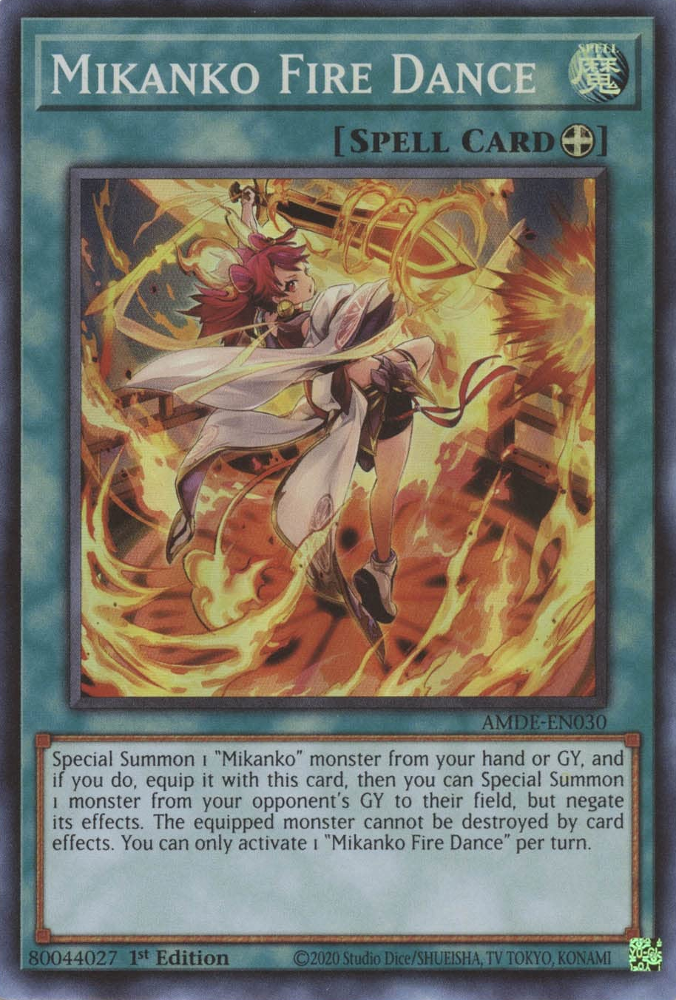 Mikanko Fire Dance [AMDE-EN030] Super Rare | Total Play
