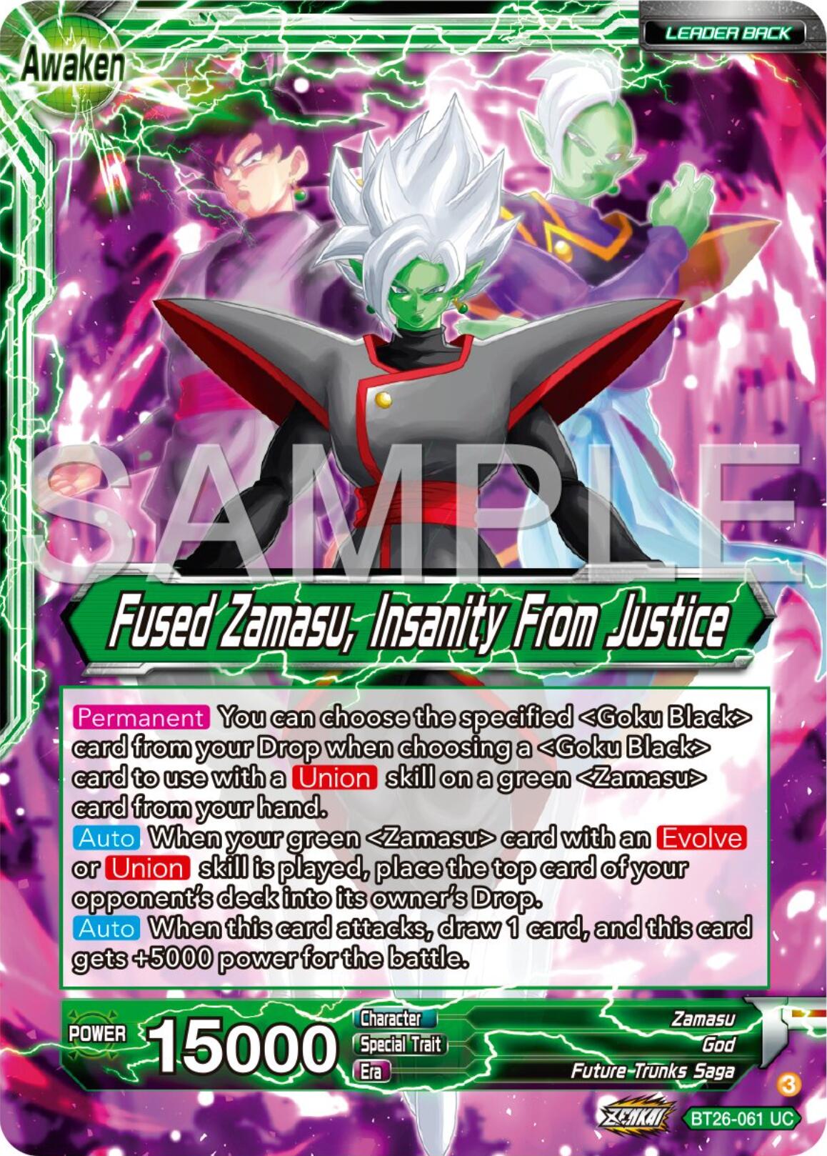 Zamasu // Fused Zamasu, Insanity From Justice (BT26-061) [Ultimate Advent] | Total Play