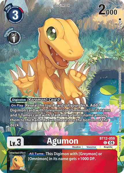 Agumon [BT12-059] - BT12-059 (Legend Pack 2024) [Across Time] | Total Play