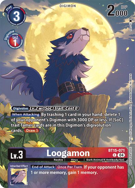 Loogamon [BT14-071] (Legend Pack 2024) [Blast Ace] | Total Play