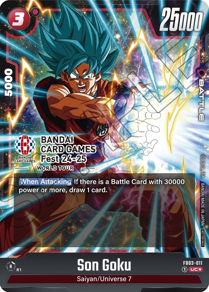 Son Goku (FB03-011 - BANDAI Card Games Fest 23-24 World Tour) [Fusion World Promotion Cards] | Total Play