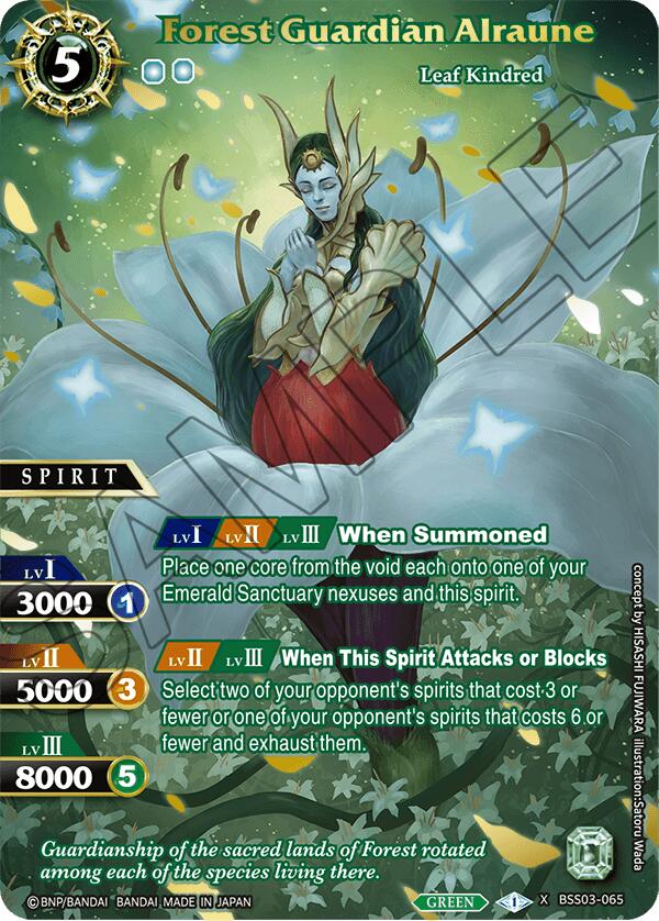 Forest Guardian Alraune (Premium Card Collection -Summoner's Best-) (BSS03-065) [Battle Spirits Saga Promo Cards] | Total Play
