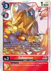 Zubamon [P-097] - P-097 (2024 Regionals Participant) [Promotional Cards] | Total Play