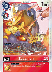 Zubamon [P-097] - P-097 (2024 Regionals Champion) [Promotional Cards] | Total Play