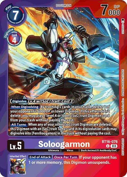 Soloogarmon [BT16-076] (Event Pack 7) [Beginning Observer] | Total Play