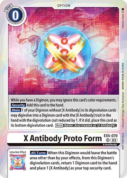 X Antibody Proto Form [EX5-070] (Event Pack 7) [Animal Colosseum] | Total Play