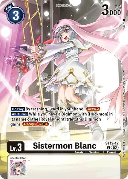 Sistermon Blanc [ST12-12] (Event Pack 7) [Starter Deck: Jesmon] | Total Play