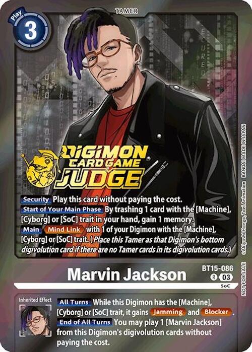 Marvin Jackson [BT15-086] (Judge Pack 6) [Exceed Apocalypse] | Total Play