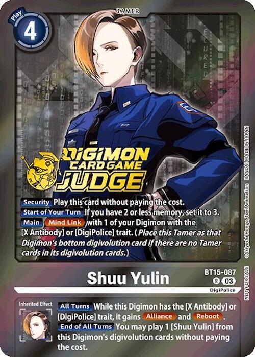 Shuu Yulin [BT15-087] (Judge Pack 6) [Exceed Apocalypse] | Total Play