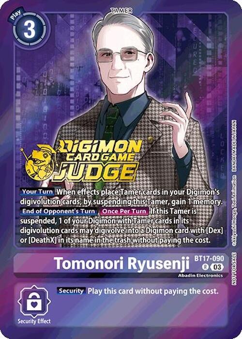 Tomonori Ryusenji [BT17-090] (Judge Pack 6) [Secret Crisis] | Total Play