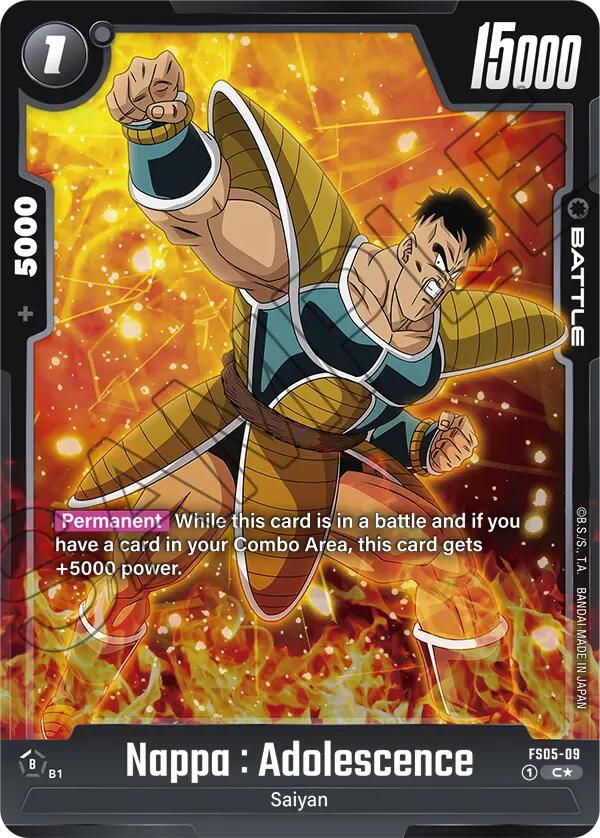 Nappa : Adolescence (Bonus Pack Alternate Art) [Starter Deck: Bardock] | Total Play