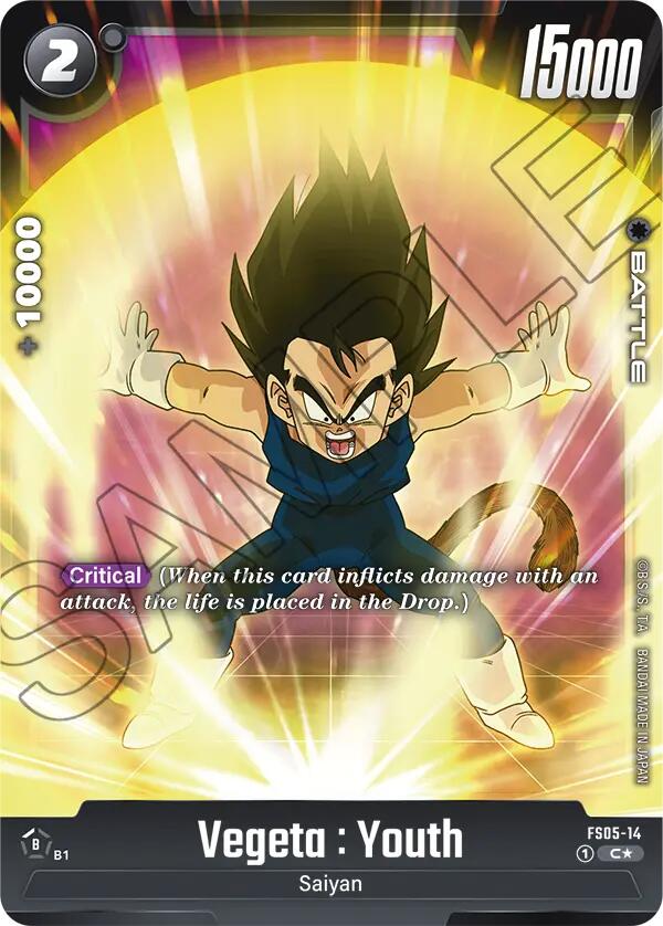 Vegeta : Youth (Bonus Pack Alternate Art) [Starter Deck: Bardock] | Total Play