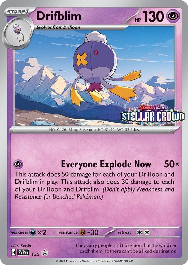 Drifblim (SVP135) [Scarlet & Violet: Black Star Promos] | Total Play