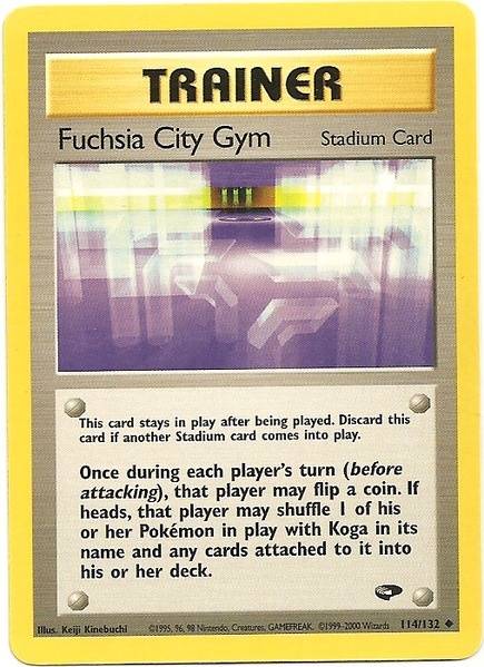 Fuchsia City Gym (114/132) [Gym Challenge Unlimited] | Total Play