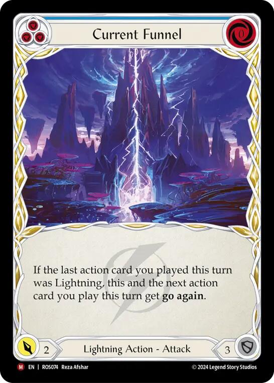 Current Funnel [ROS074] (Rosetta)  Rainbow Foil | Total Play