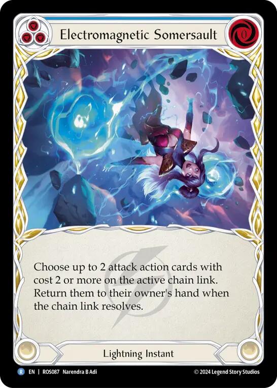 Electromagnetic Somersault (Blue) [ROS087] (Rosetta)  Rainbow Foil | Total Play