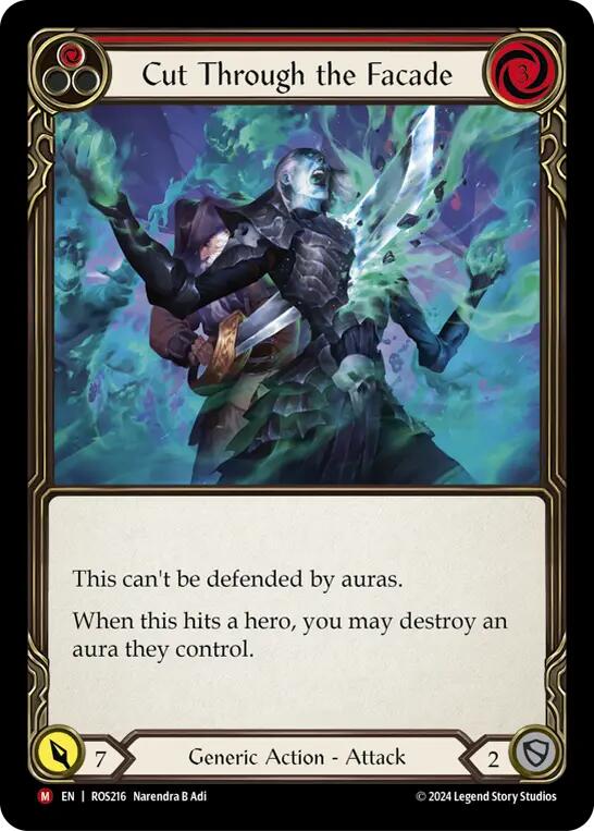 Cut Through the Facade [ROS216] (Rosetta)  Rainbow Foil | Total Play