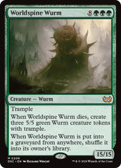 Worldspine Wurm [Duskmourn: House of Horror Commander] | Total Play