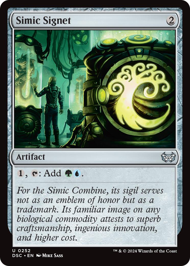 Simic Signet [Duskmourn: House of Horror Commander] | Total Play