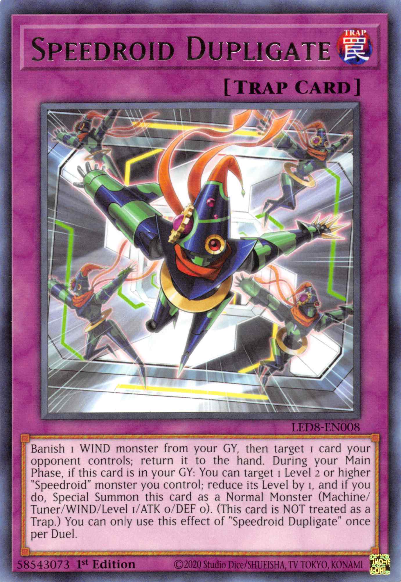 Speedroid Dupligate [LED8-EN008] Rare | Total Play
