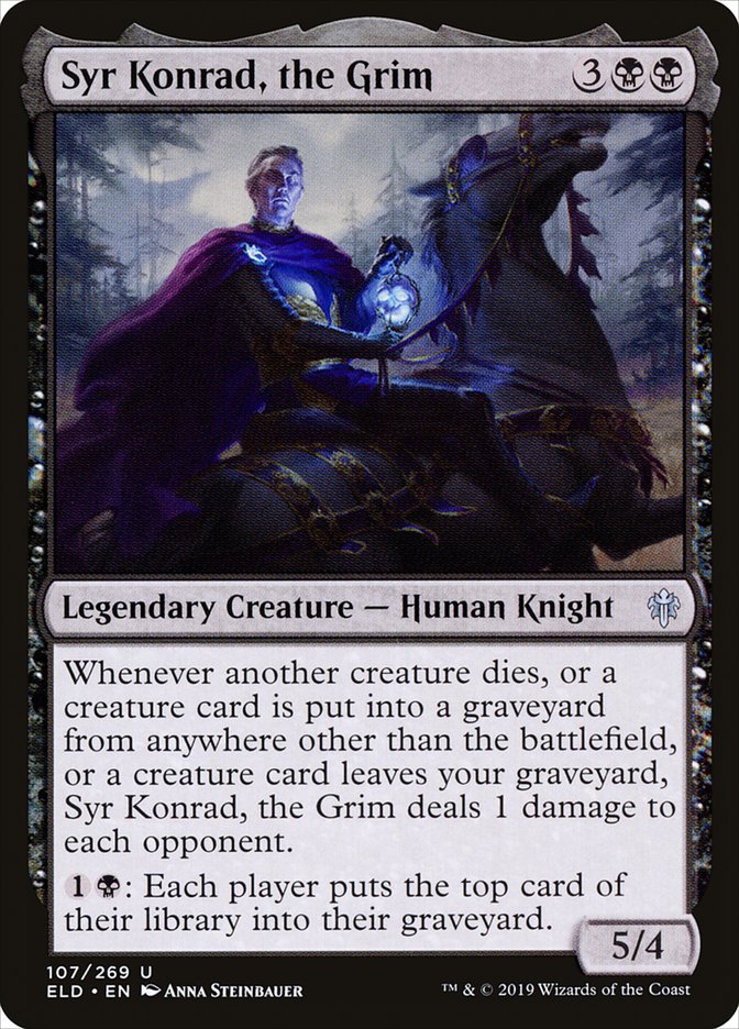 Syr Konrad, the Grim [Throne of Eldraine] | Total Play