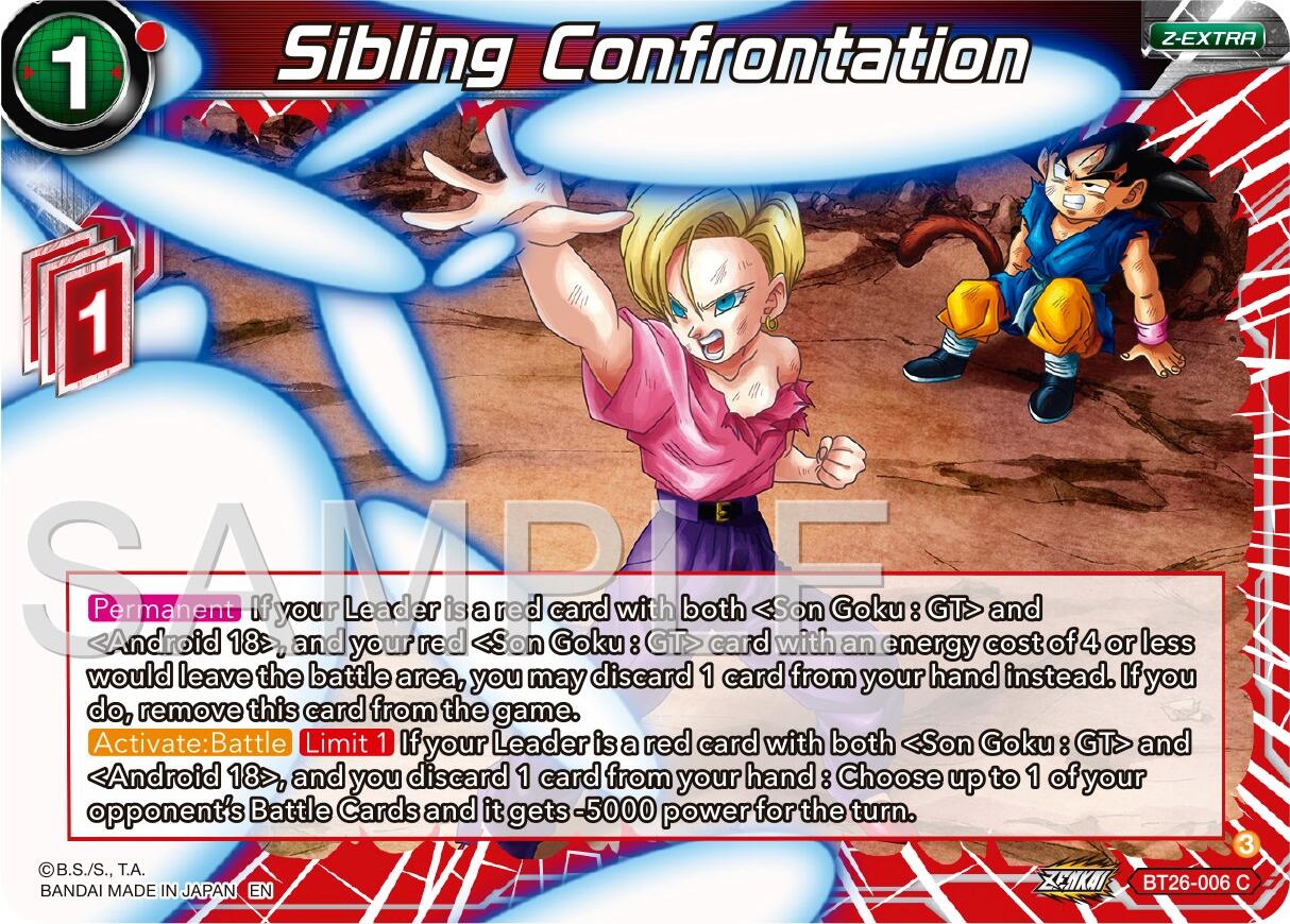 Sibling Confrontation (BT26-006) [Ultimate Advent] | Total Play