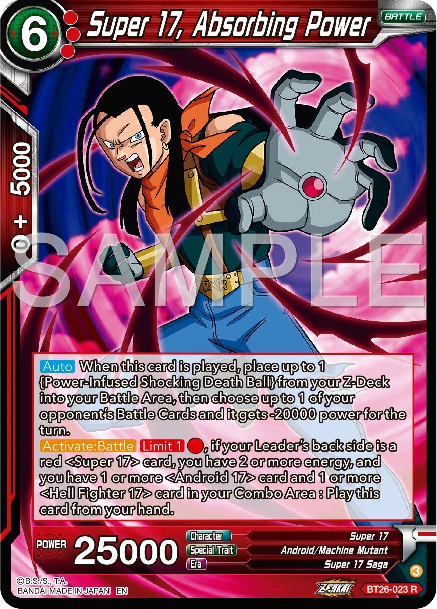 Super 17, Absorbing Power (BT26-023) [Ultimate Advent] | Total Play