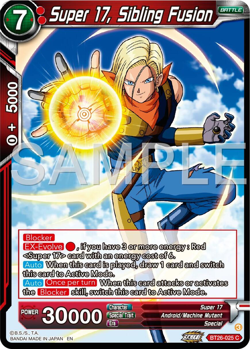 Super 17, Sibling Fusion (BT26-025) [Ultimate Advent] | Total Play