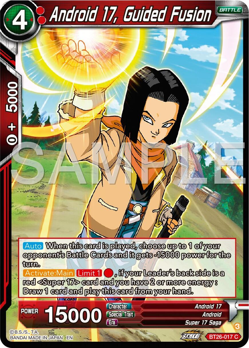 Android 17, Guided Fusion (BT26-017) [Ultimate Advent] | Total Play