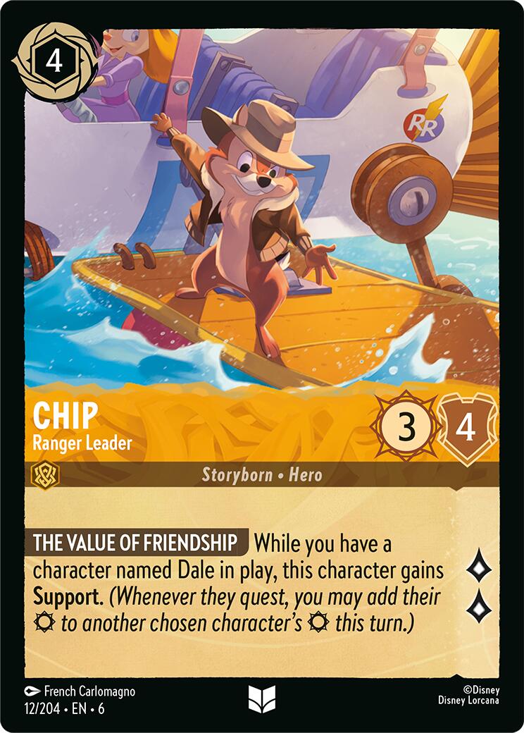 Chip - Ranger Leader (12/204) [Azurite Sea] | Total Play