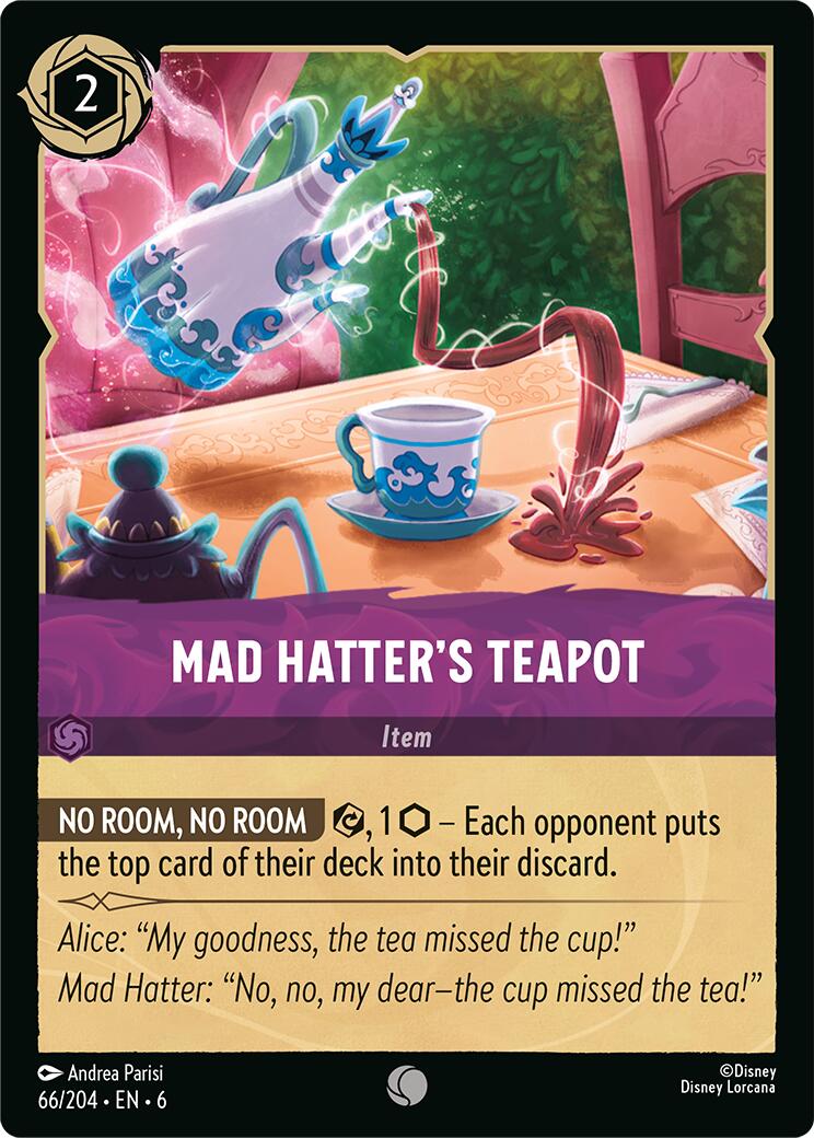 Mad Hatter's Teapot (66/204) [Azurite Sea] | Total Play