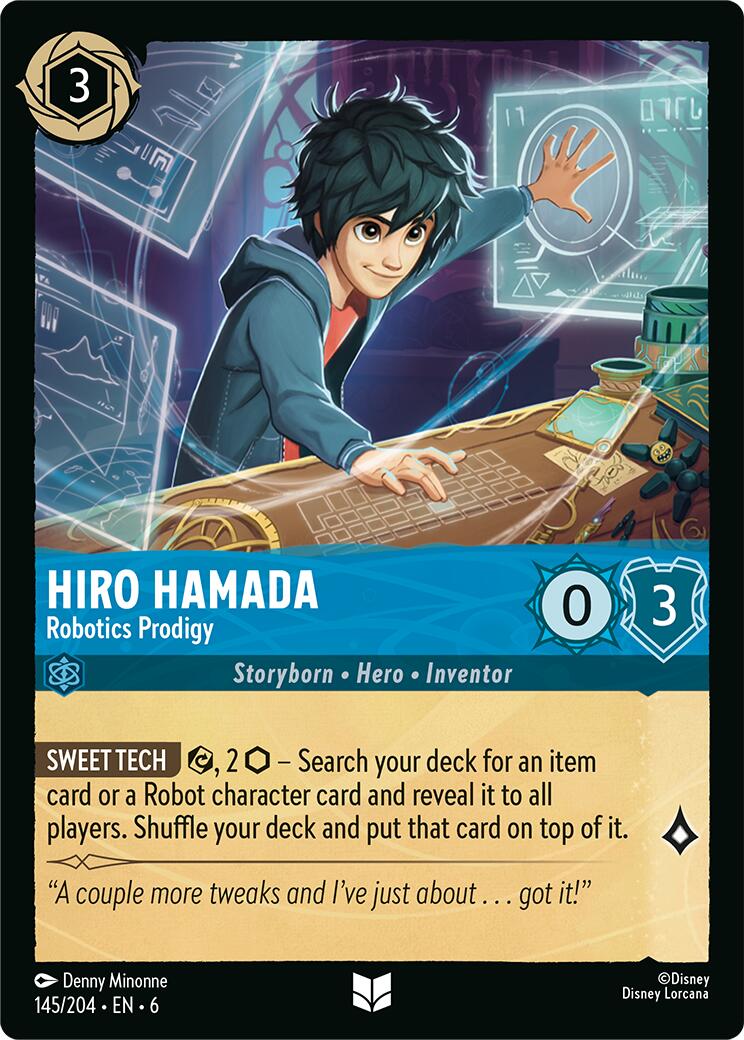 Hiro Hamada - Robotics Prodigy (145/204) [Azurite Sea] | Total Play