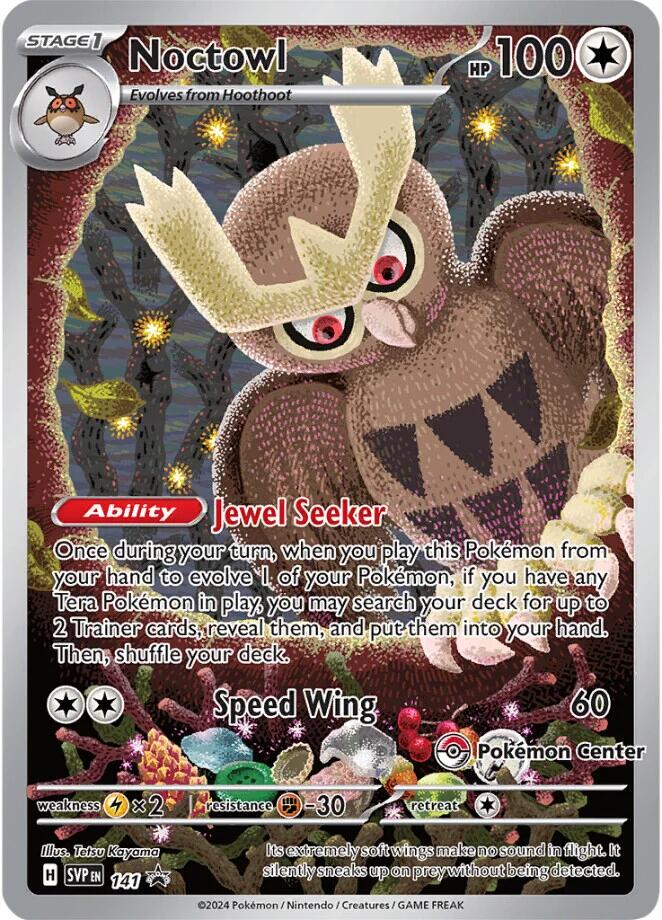 Noctowl (141) (Pokemon Center Exclusive) [Scarlet & Violet: Black Star Promos] | Total Play