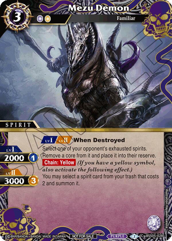 Mezu Demon (Event Pack 2024 Vol. 2) (BSS05-028) [Launch & Event Promos] | Total Play