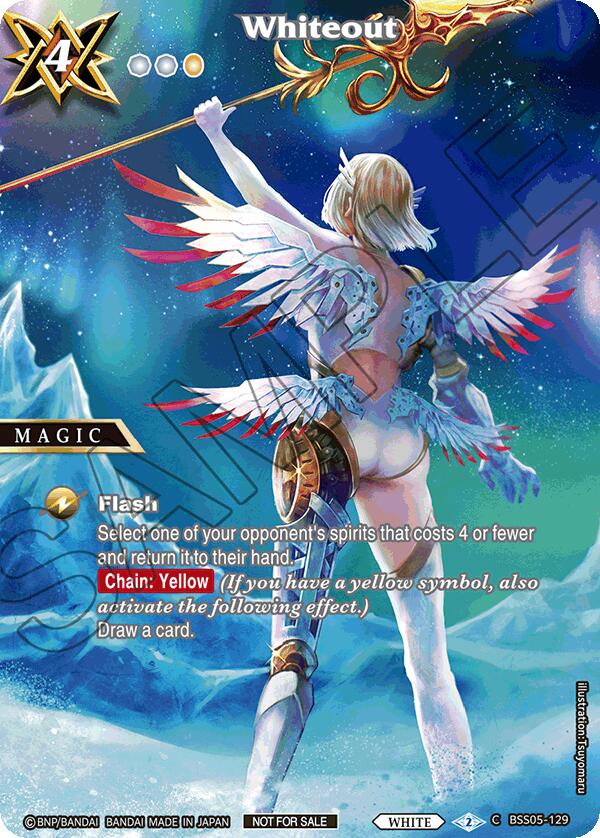 Whiteout (Grand Tour Top 32 Card 2024 Vol. 1) (BSS05-129) [Launch & Event Promos] | Total Play