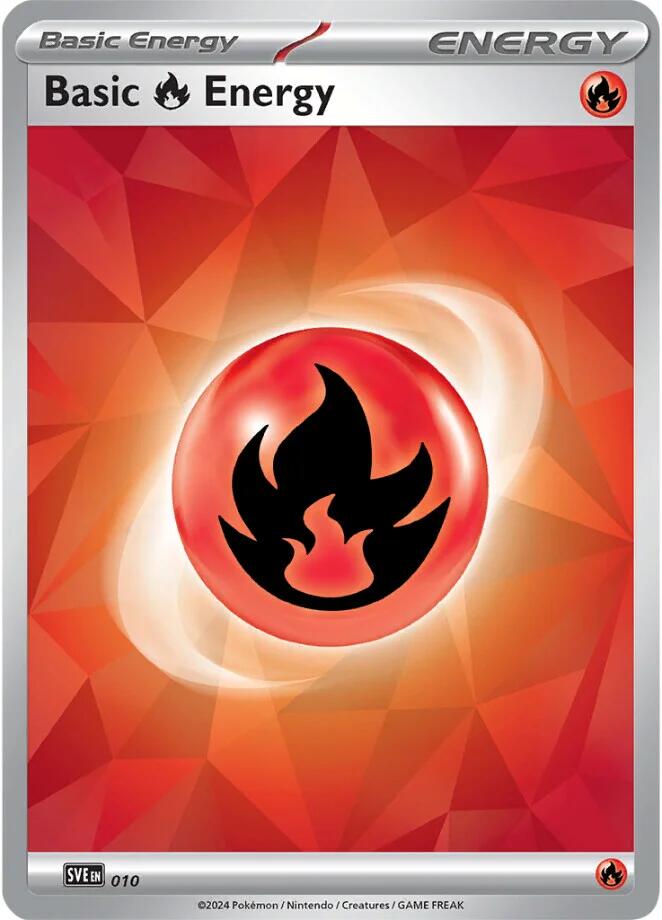 Basic Fire Energy (010)(Holo) [Scarlet & Violet: Stellar Crown] | Total Play