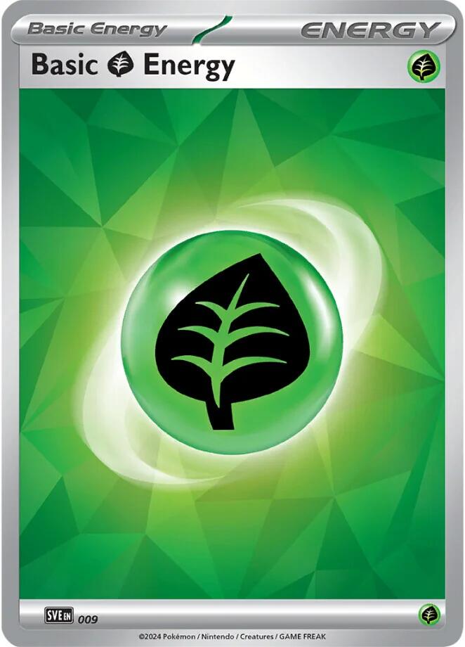 Basic Grass Energy (009)(Holo) [Scarlet & Violet: Stellar Crown] | Total Play