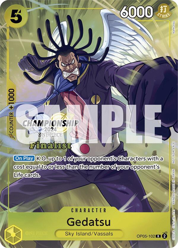 Gedatsu (Championship 2024 Finalist Card Set) [One Piece Promotion Cards] | Total Play