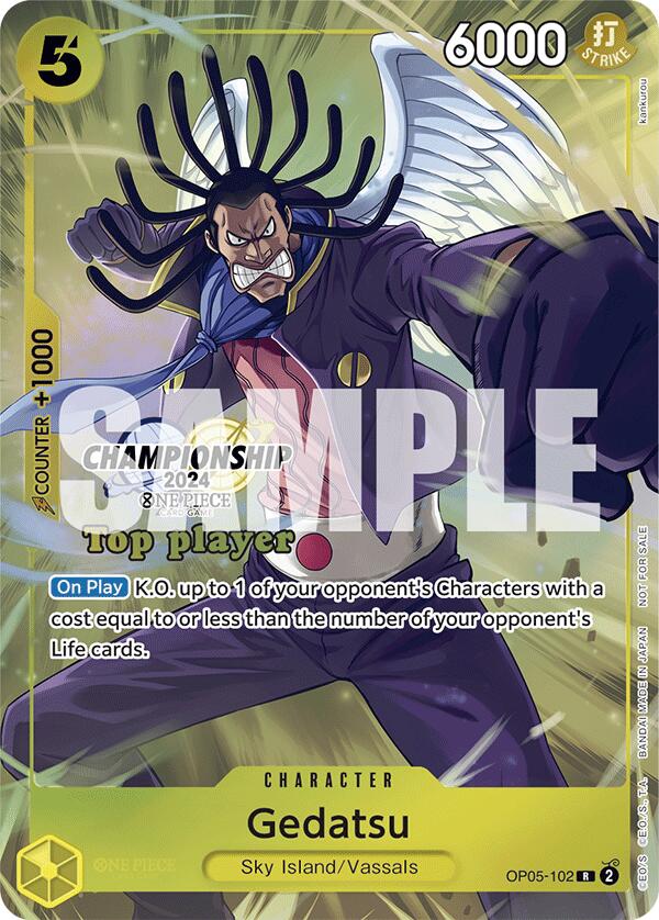 Gedatsu (Championship 2024 Top Player Pack) [One Piece Promotion Cards] | Total Play