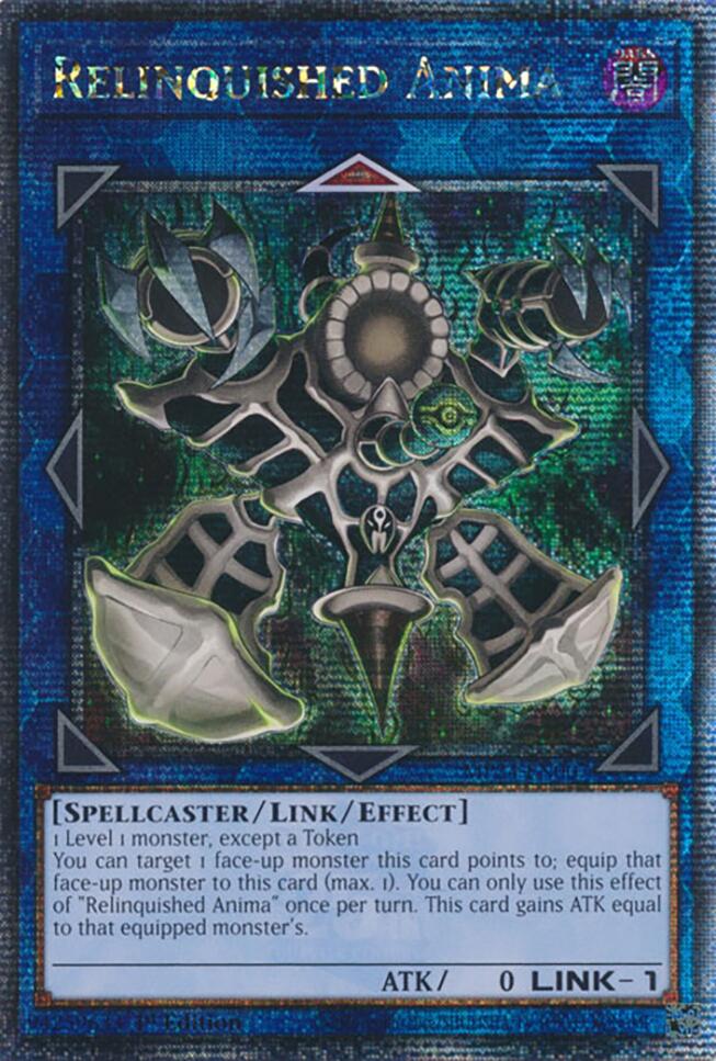 Relinquished Anima [MP24-EN007] Quarter Century Secret Rare | Total Play