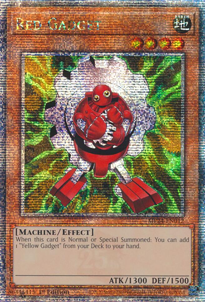 Red Gadget [MP24-EN012] Quarter Century Secret Rare | Total Play