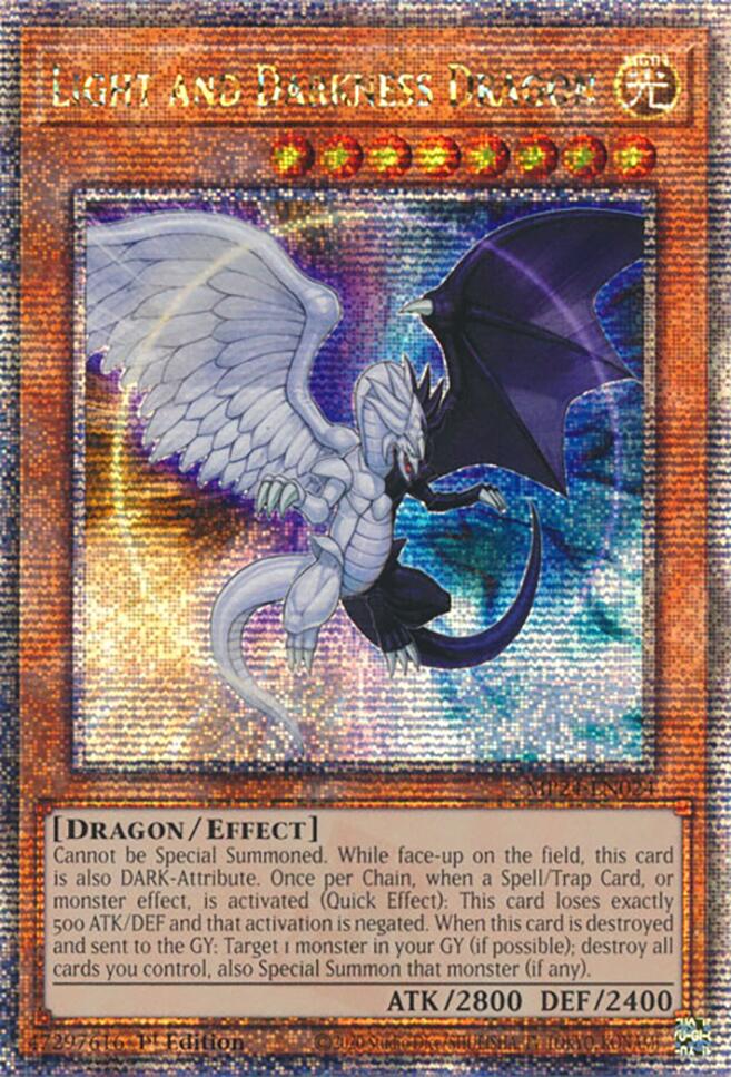 Light and Darkness Dragon [MP24-EN024] Quarter Century Secret Rare | Total Play