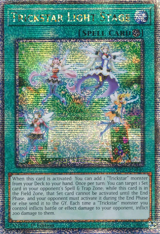 Trickstar Light Stage [MP24-EN046] Quarter Century Secret Rare | Total Play