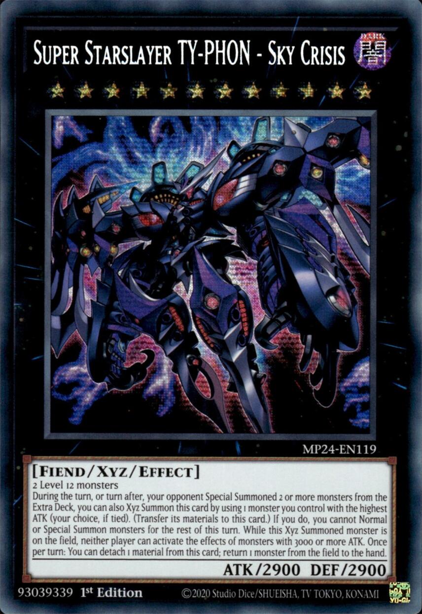 Super Starslayer TY-PHON - Sky Crisis [MP24-EN119] Prismatic Secret Rare | Total Play